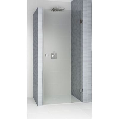 Riho Scandic NXT X101 drzwi prysznicowe 70 cm wnękowe prawe czarny mat/szkło przezroczyste G001002121