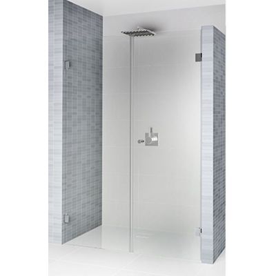 Riho Scandic NXT X102 drzwi prysznicowe 120 cm wnękowe prawe czarny mat/szkło przezroczyste  G001014121