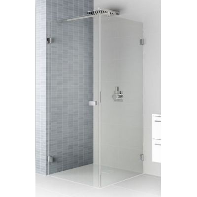 Riho Scandic NXT X201 kabina prysznicowa 100x80 cm prostokątna lewa chrom błyszczący/szkło przezroczyste G001043120