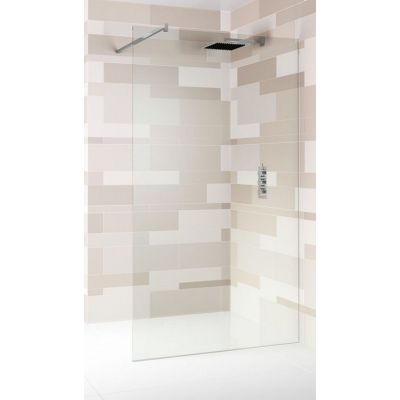 Riho Scandic NXT X400 Walk-in ścianka prysznicowa 120 cm wolnostojąca chrom błyszczący/szkło przezroczyste G001112120
