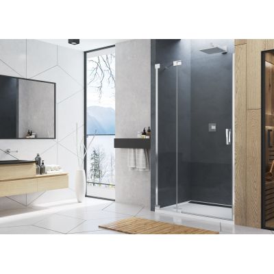 SanSwiss Cadura drzwi prysznicowe 90 cm prawe srebrny połysk/szkło przezroczyste CA13D0905007
