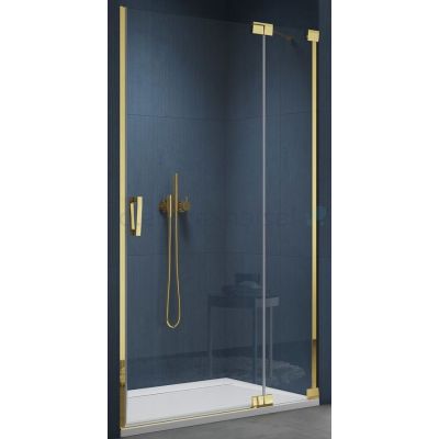 SanSwiss Cadura drzwi prysznicowe 100 cm prawe złoty/szkło przezroczyste CA13D1001207