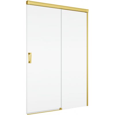 SanSwiss Cadura drzwi prysznicowe 120 cm prawe złoty/szkło przezroczyste CAS2D1201207
