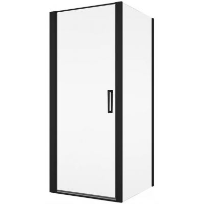 SanSwiss Divera ścianka prysznicowa 120 cm czarny mat/szkło przezroczyste D22F11200607