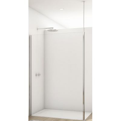 SanSwiss Divera Walk-in ścianka prysznicowa 70 cm srebrny błyszczący/szkło przezroczyste D22WI1V0705007