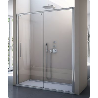 SanSwiss Pur Light S drzwi prysznicowe 170 cm prawe chrom/szkło Durlux 200 PLS2D1705022