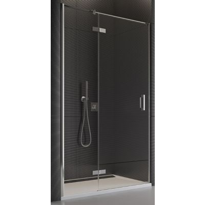 SanSwiss Pur drzwi prysznicowe 120 cm lewe chrom/szkło przezroczyste PU13PG1201007