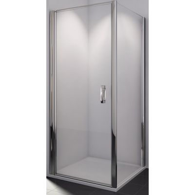 SanSwiss Swing-Line ścianka prysznicowa 80 cm boczna biały/szkło przezroczyste SLT108000407