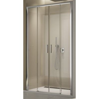 SanSwiss Top-Line S drzwi prysznicowe 160 cm srebrny połysk/szkło przezroczyste TLS41605007