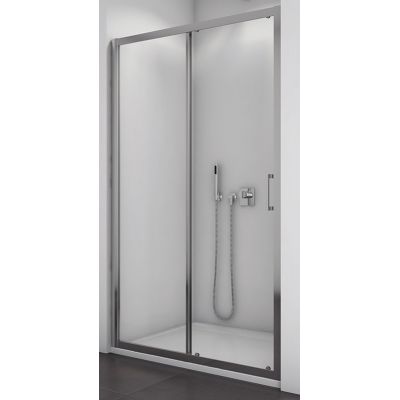 SanSwiss TOP-Line drzwi prysznicowe 160 cm biały/szkło przezroczyste TOPS216000407