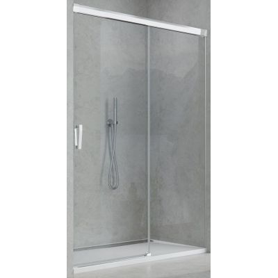 SanSwiss Cadura drzwi prysznicowe 120 cm prawe czarny mat/szkło przezroczyste CAS2D1200607