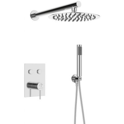 Sea-Horse Ove Chrome Stick zestaw prysznicowy podtynkowy z deszczownicą chrom BJV309-SC2