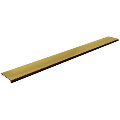 Schedpol Base Gold Shine Range maskownica odpływu liniowego 120 cm złoty 10.059/DPZP
