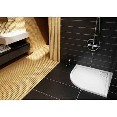 Schedline Erida brodzik półokrągły 90x90 cm biały 3SP.E4O-9090