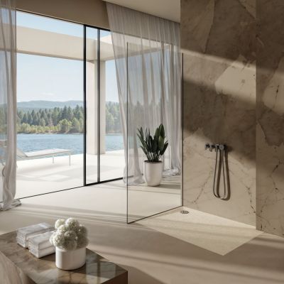 Schedline Libra Cashmere Stone brodzik prostokątny 140x90 cm beżowy 3SP.L1P-90140/PK/ST