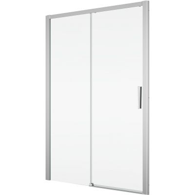 SanSwiss Divera drzwi prysznicowe 100 cm rozsuwane srebrny połysk/szkło przezroczyste D22S2B1005007