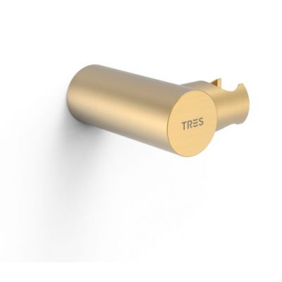 Tres Selection uchwyt prysznicowy złoty mat 06183901OM