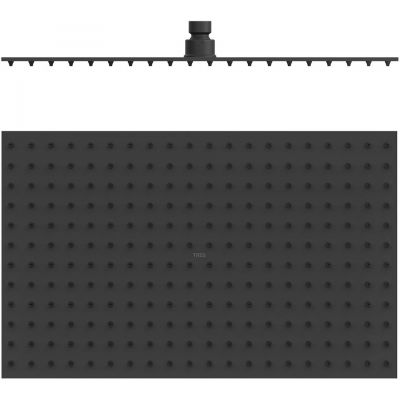 Tres Selection deszczownica 40x25 cm prostokątna czarny mat 134315008NM
