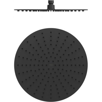 Tres deszczownica 30 cm okrągła czarny mat 134315010NM