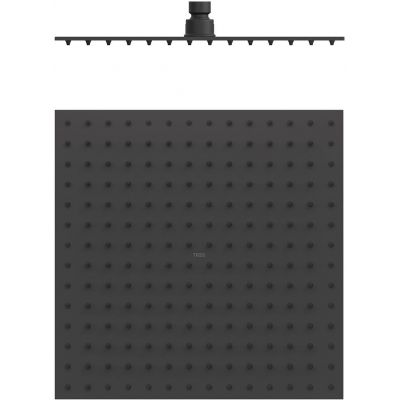 Tres deszczownica 30 cm kwadratowa sufitowa czarny mat 134315012NM