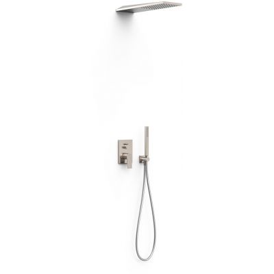 Tres Project zestaw prysznicowy podtynkowy z deszczownicą stal 21128005AC