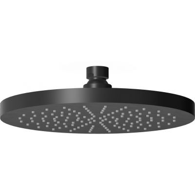 Zucchetti Helm deszczownica 20x20 cm okrągła czarna Z94263.XP81