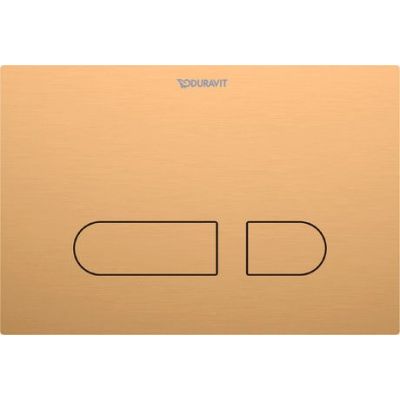 Duravit DuraSystem A1przycisk spłukujący do WC brąz szczotkowany WD5012044000