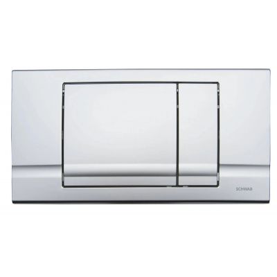 Schwab Riva Duo przycisk spłukujący do WC chrom mat 227678