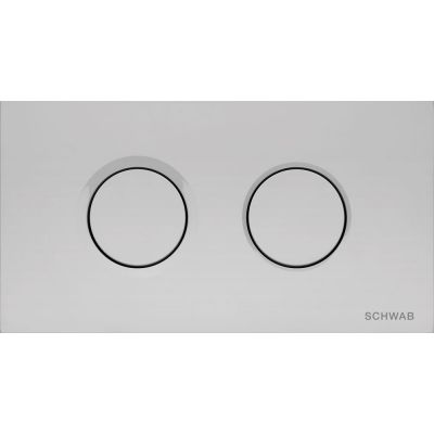 Schwab Thira Duo przycisk spłukujący do WC pneumatyczny chrom mat 4060419331