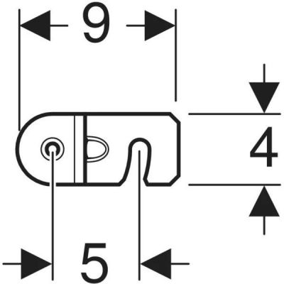 Geberit Duofix Basic zestaw wsporników dystansowych 111.839.00.2