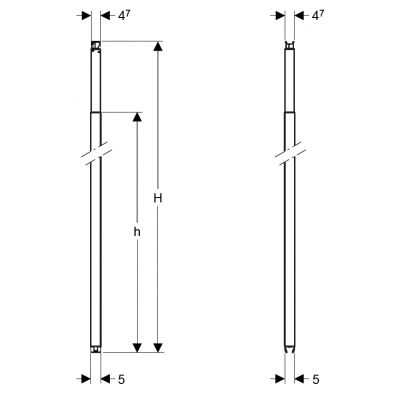 Geberit Duofix element konstrukcyjny H 260-320 cm 111.872.00.1