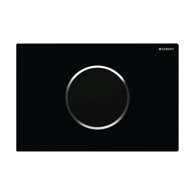 Geberit Sigma10 zestaw uruchamiający WC elektroniczny czarny/chrom błyszczący/czarny 115.907.KM.1