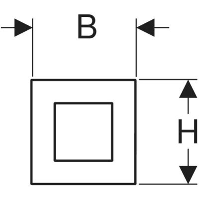 Geberit system spłukiwania do pisuaru biały 116.217.JT.1