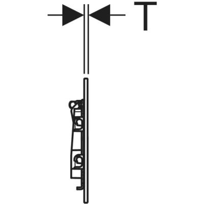 Geberit system spłukiwania do pisuaru biały 116.217.JT.1