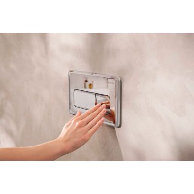 Hansgrohe iFrame Original Q przycisk spłukujący do WC chrom błyszczący 66001000