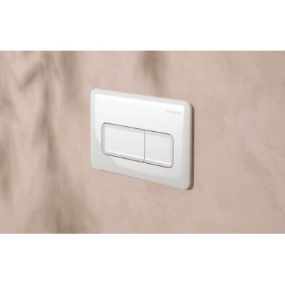 Hansgrohe iFrame Original Q przycisk spłukujący do WC biały 66001450