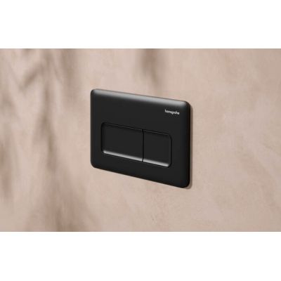 Hansgrohe iFrame Original Q przycisk spłukujący do WC czarny 66001670