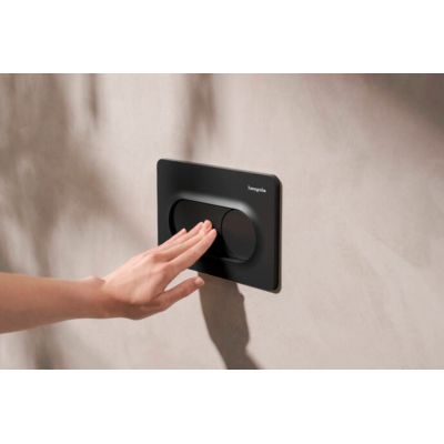 Hansgrohe iFrame Original S przycisk spłukujący do WC czarny 66002670