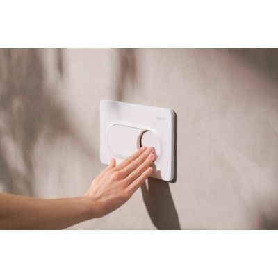 Hansgrohe iFrame Original S przycisk spłukujący do WC biały 66002700