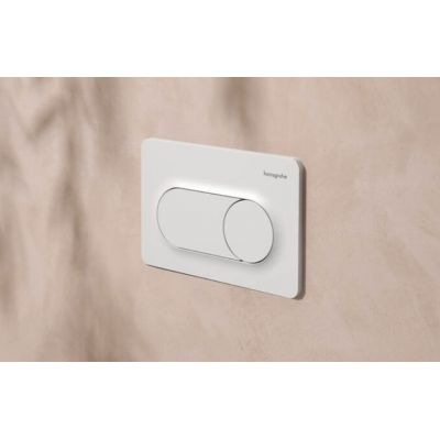 Hansgrohe iFrame Original S przycisk spłukujący do WC biały 66002700