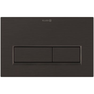 Kludi Unifix przycisk spłukujący do WC czarny szczotkowany 32PP01N2