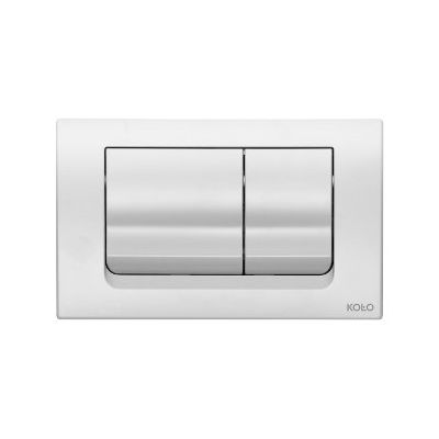 Koło Slim przycisk spłukujący biały  94130-001