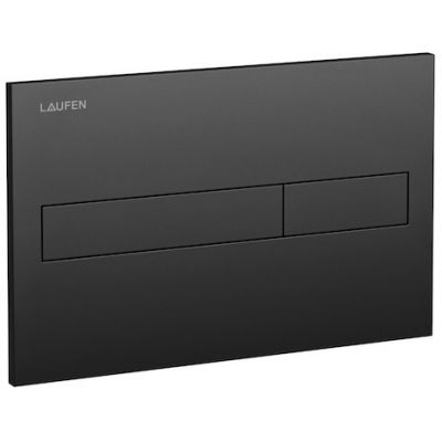 Outlet - Laufen przycisk spłukujący do WC czarny H8956617160001