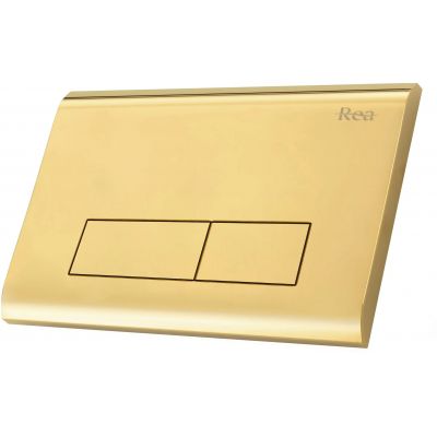 Rea przycisk spłukujący do WC złoty REA-E5692