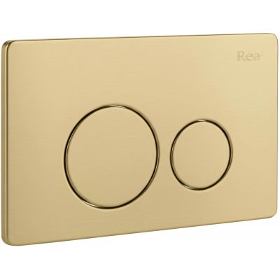 Rea przycisk spłukujący do WC złoty REA-E9563