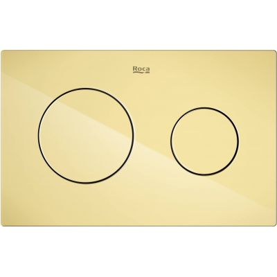 Roca PL przycisk spłukujący do WC złoty A8901890G0