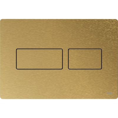 Tece Solid przycisk spłukujący do WC mosiądz szczotkowany 9240445