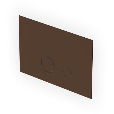 Zucchetti przycisk spłukujący brushed chocolate Z95340.XP21