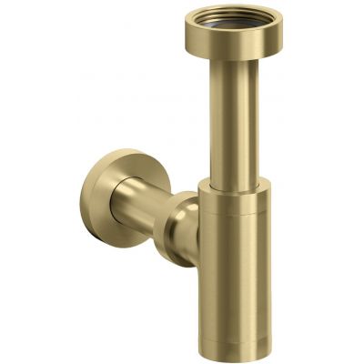 Clou Mini Suk syfon do umywalki butelkowy złoty szczotkowany CL/06.53011.82