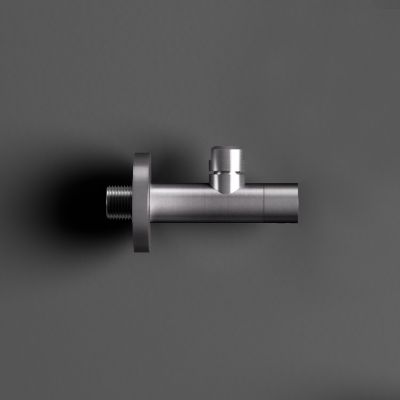 Clou Marathon zawór ścienny kątowy stal nierdzewna szczotkowana HI/MA2-10.27